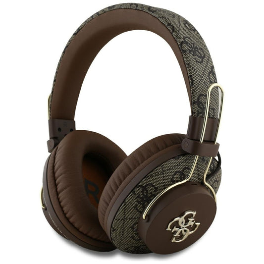 Handsfree Bluetooth Guess 4G Metal Logo, A2DP, Brun