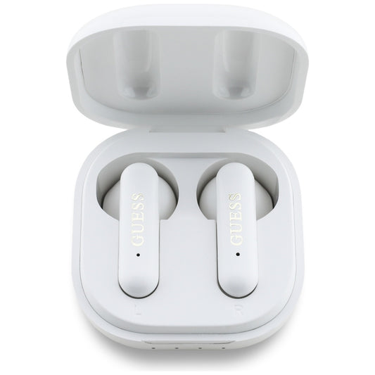 Handsfree Bluetooth Guess 4G Metal Logo, TWS, Hvit