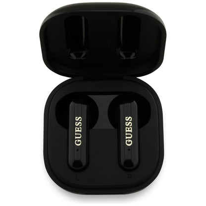 Handsfree Bluetooth Guess 4G Metal Logo, TWS, Svart