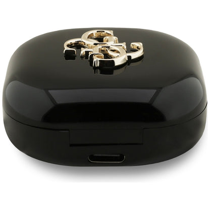 Handsfree Bluetooth Guess 4G Metal Logo, TWS, Svart