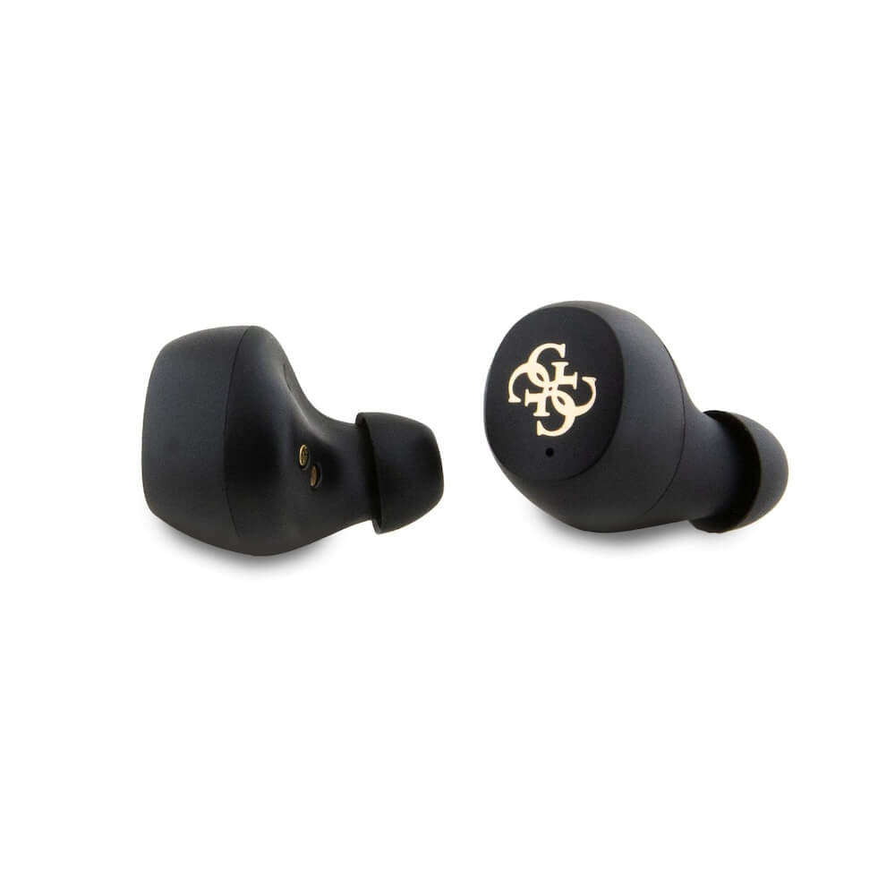 Handsfree Bluetooth Guess 4G Metal, TWS, Svart