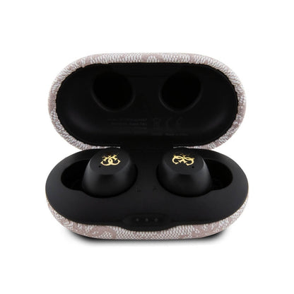 Handsfree Bluetooth Guess 4G Metal, TWS, Rosa