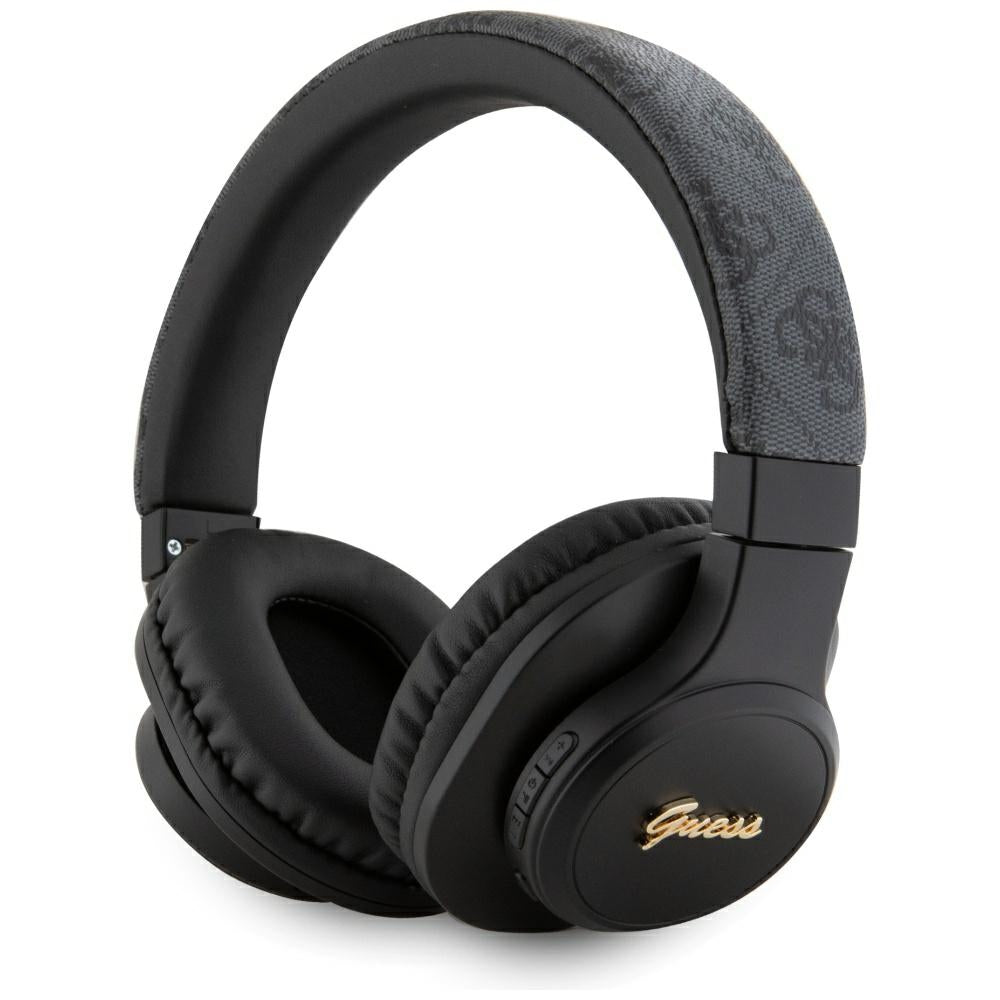 Handsfree Bluetooth Guess 4G Tone on Tone Script Logo, A2DP, Svart