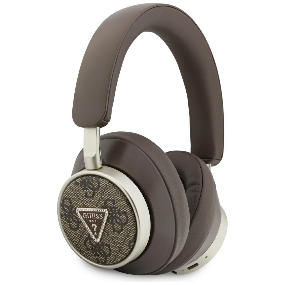 Handsfree Bluetooth Guess 4G Gull Trekant Logo, A2DP, Brun