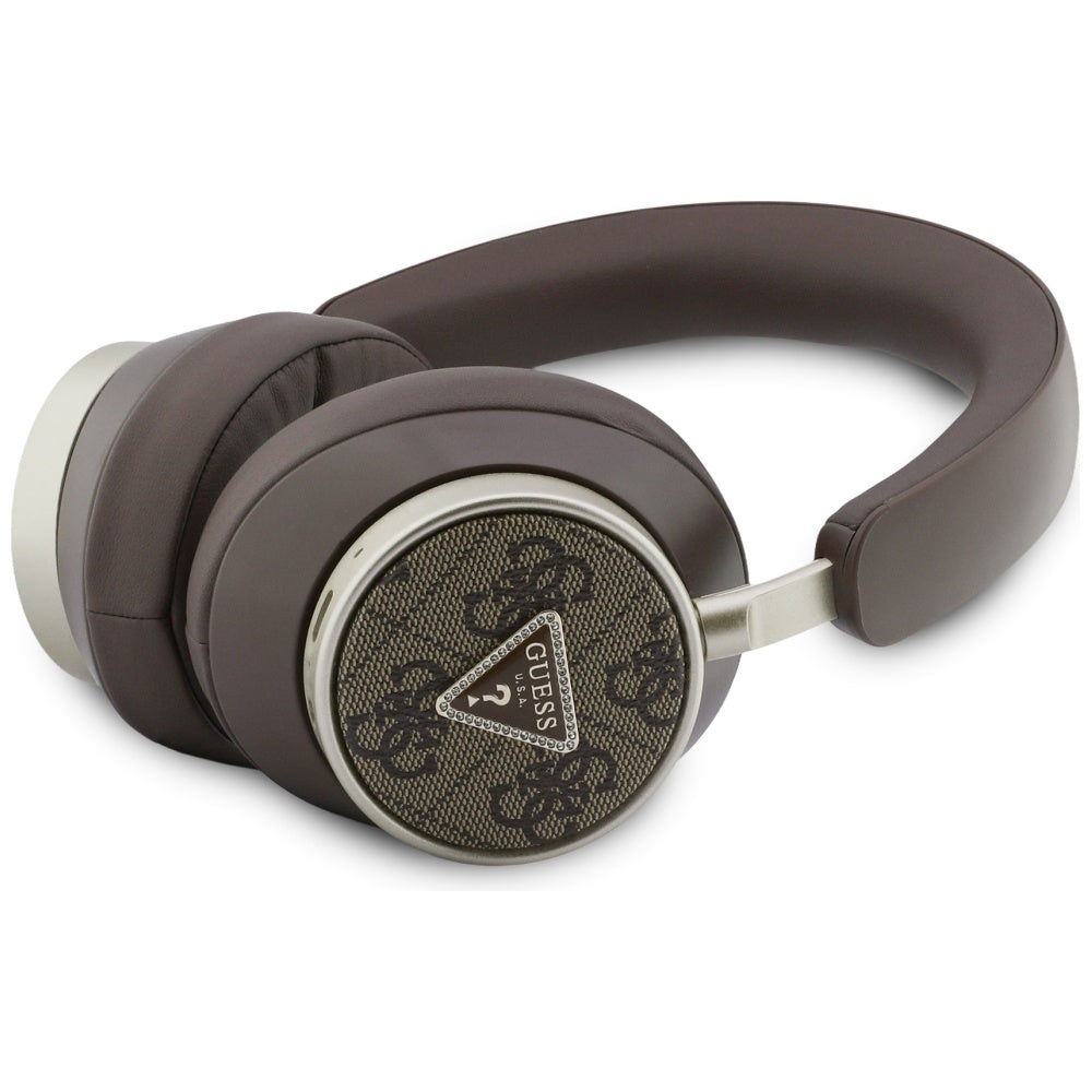 Handsfree Bluetooth Guess 4G Gull Trekant Logo, A2DP, Brun