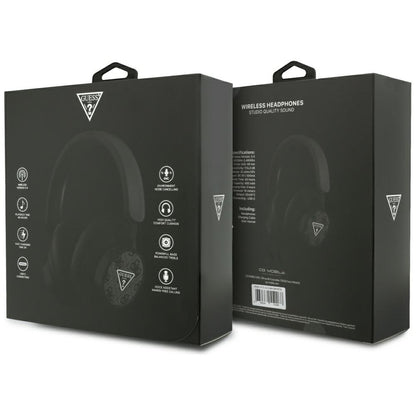 Handsfree Bluetooth Guess 4G Triangle Logo, A2DP, Svart