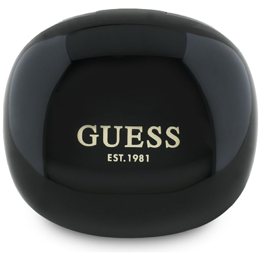 Handsfree Bluetooth Guess Flat Classic Logo Electroplated, TWS, Svart