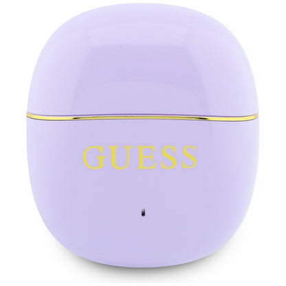 Handsfree Bluetooth Guess Glossy Gold Line Classic, TWS, Lilla