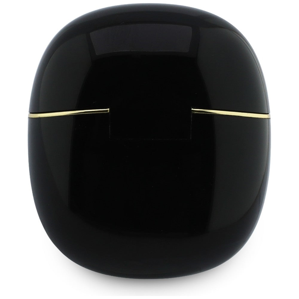 Handsfree Bluetooth Guess Glossy Gold Line Classic, TWS, Svart