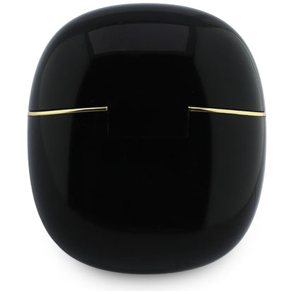 Handsfree Bluetooth Guess Glossy Gold Line Classic, TWS, Svart