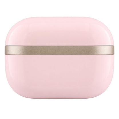 Guess Glossy Gold Line Printed Classic Logo Bluetooth-håndfrie ørepropper, TWS, rosa