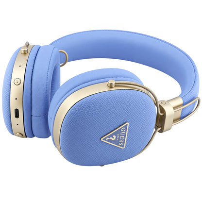 Guess Grained Triangle Logo Bluetooth-håndfri, A2DP, blå