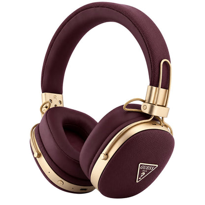 Guess Grained Triangle Logo Bluetooth-håndfri, A2DP, burgunderrød