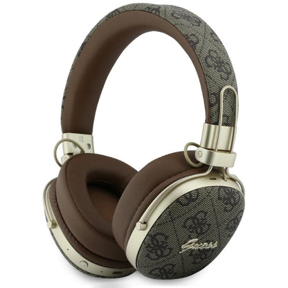 Handsfree Bluetooth Guess Metal 4G Script Logo, A2DP, Brun
