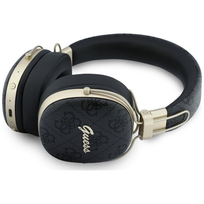 Handsfree Bluetooth Guess Metal 4G Script Logo, A2DP, Svart