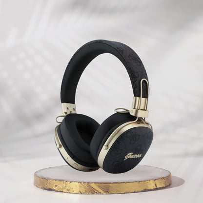 Handsfree Bluetooth Guess Metal 4G Script Logo, A2DP, Svart