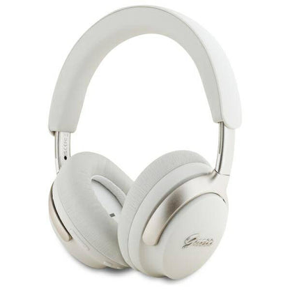Handsfree Bluetooth Guess Metal Script Logo, A2DP, ANC, Beige