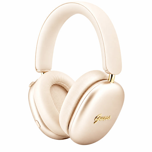 Guess Metal Script Logo Bluetooth-håndfri, A2DP, beige