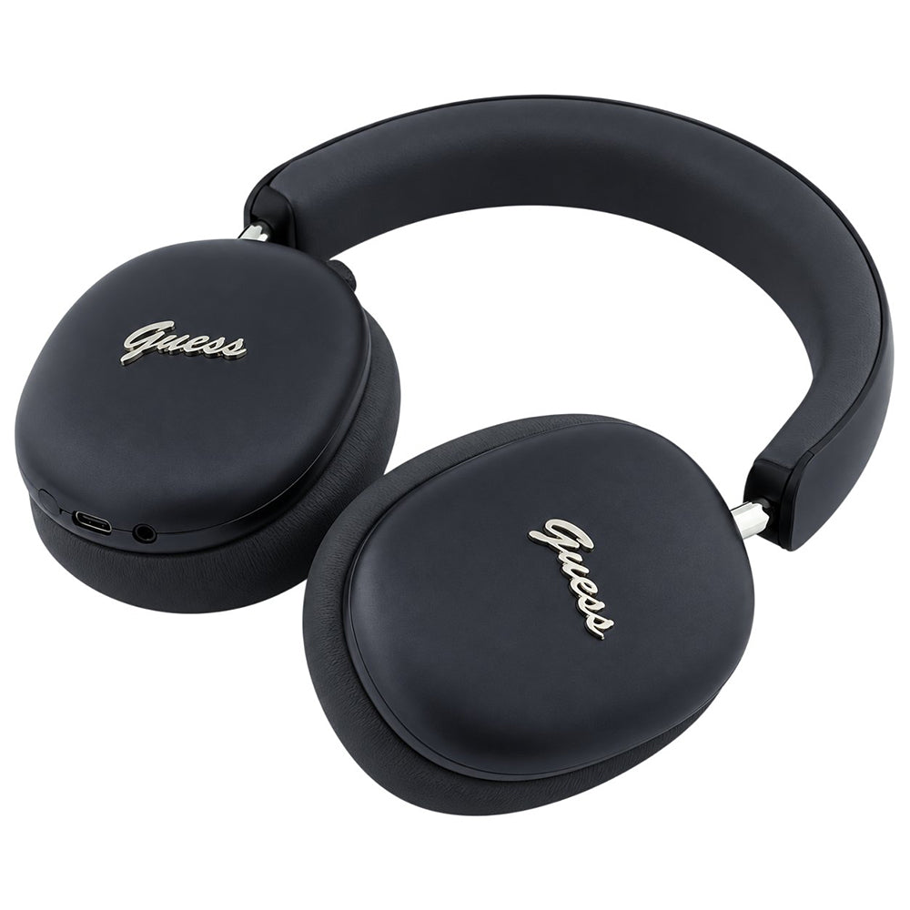 Guess Metal Script Logo Bluetooth-håndfri, A2DP, svart
