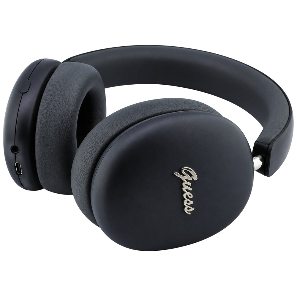 Guess Metal Script Logo Bluetooth-håndfri, A2DP, svart
