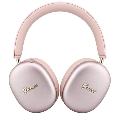 Guess Metal Script Logo Bluetooth-håndfrisett, A2DP, rosa
