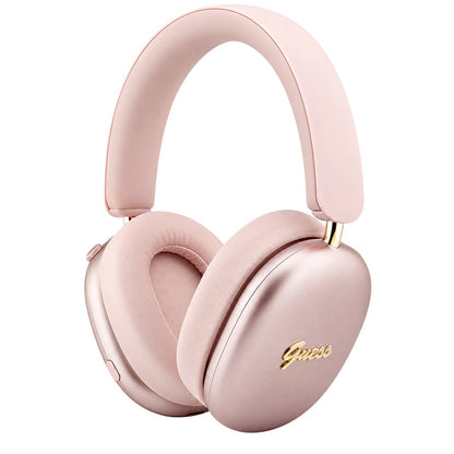 Guess Metal Script Logo Bluetooth-håndfrisett, A2DP, rosa