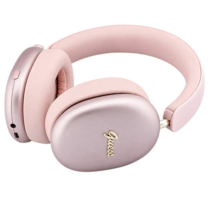 Guess Metal Script Logo Bluetooth-håndfrisett, A2DP, rosa