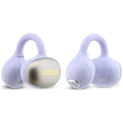 Handsfree Bluetooth Guess Metallisk Finish Elektropolerte Deler Klassisk, TWS, Lilla