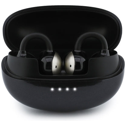 Handsfree Bluetooth Guess Metallisk Finish Elektropolerte Deler Klassisk, TWS, Svart