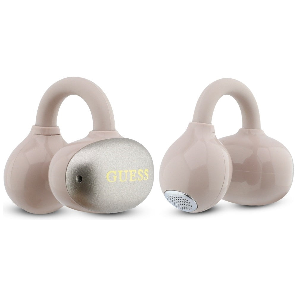 Handsfree Bluetooth Guess Metallisk Finish Elektropletterte Deler Klassisk, TWS, Rosa