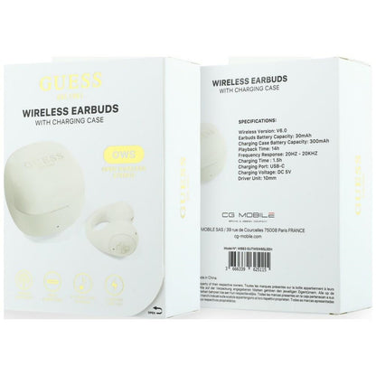 Handsfree Bluetooth Guess Mini Classic, TWS, Hvit