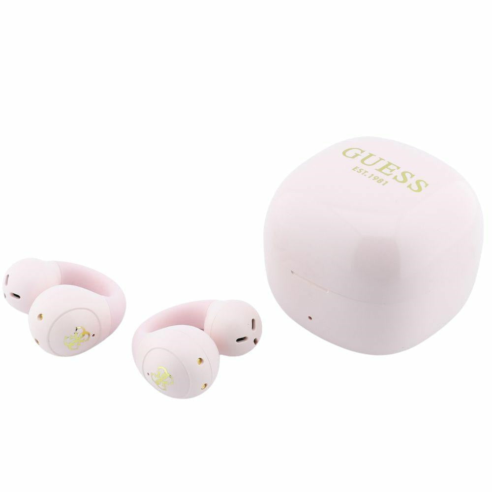 Handsfree Bluetooth Guess Mini Classic, TWS, Rosa