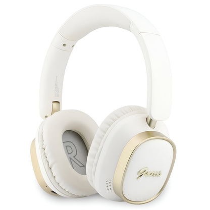 Handsfree Bluetooth Guess Rectangle Metal Script, A2DP, Hvit