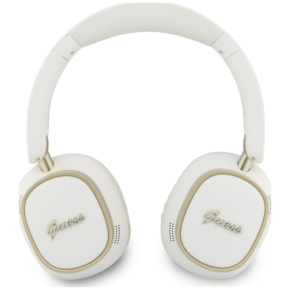 Handsfree Bluetooth Guess Rectangle Metal Script, A2DP, Hvit