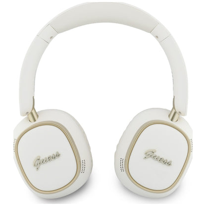 Handsfree Bluetooth Guess Rectangle Metal Script, A2DP, Hvit