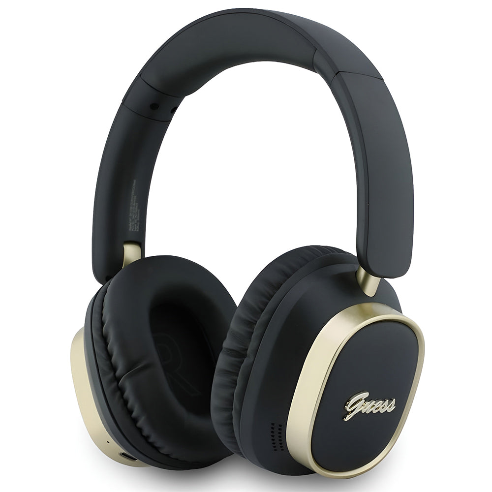Handsfree Bluetooth Guess Rectangle Metal Script, A2DP, Svart