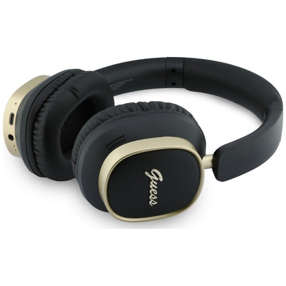 Handsfree Bluetooth Guess Rectangle Metal Script, A2DP, Svart