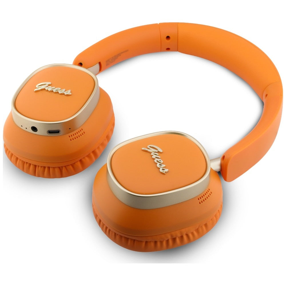 Handsfree Bluetooth Guess Rectangle Metal Script, A2DP, Oransje