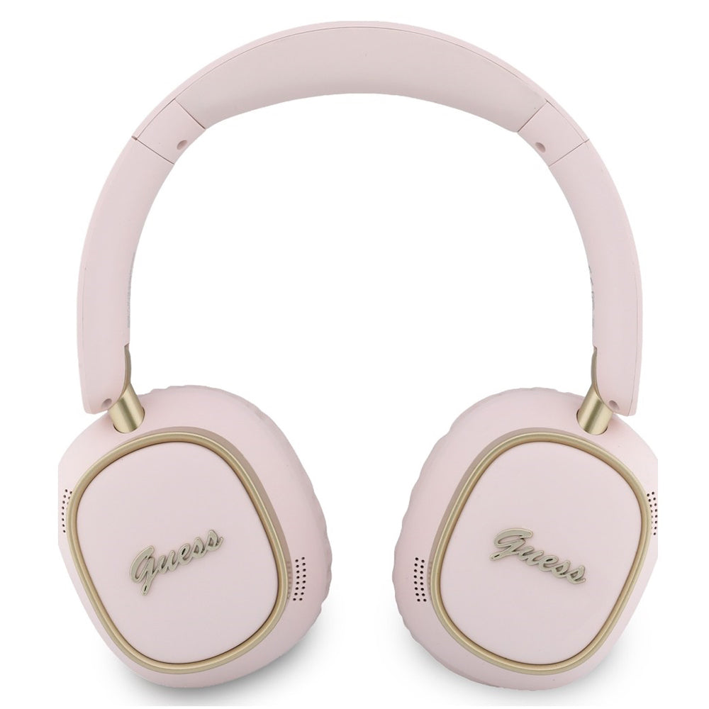 Handsfree Bluetooth Guess Rectangle Metal Script, A2DP, Rosa