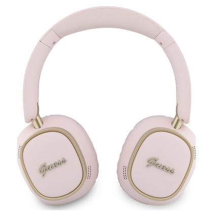 Handsfree Bluetooth Guess Rectangle Metal Script, A2DP, Rosa
