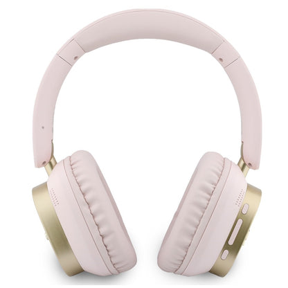 Handsfree Bluetooth Guess Rectangle Metal Script, A2DP, Rosa