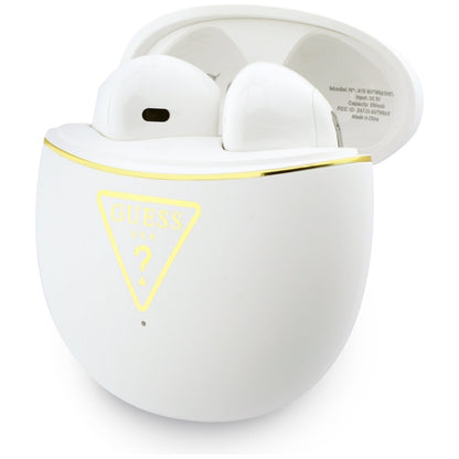 Handsfree Bluetooth Guess Script Print, TWS, Hvit
