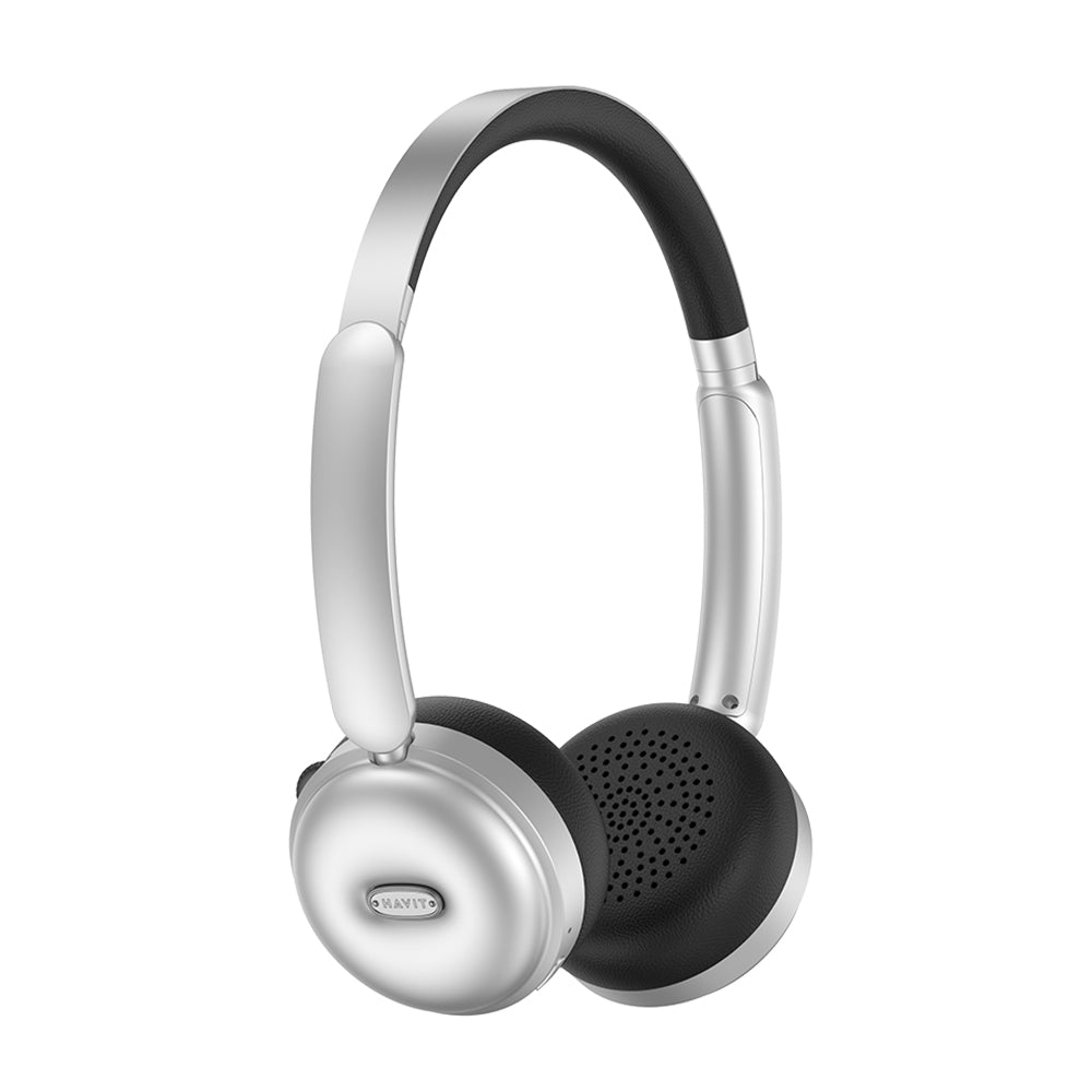 Handsfree Bluetooth HAVIT H616BT, A2DP, Sølv Svart