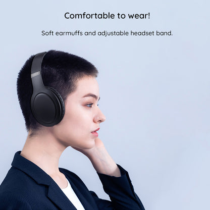 Handsfree Bluetooth HAVIT H633BT, Multipoint, A2DP, Svart