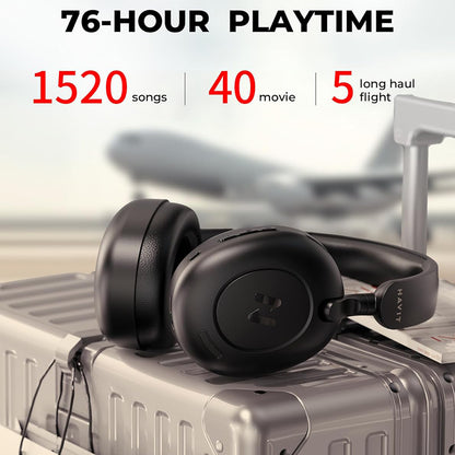 Handsfree Bluetooth HAVIT H655BT, A2DP, ANC, Svart