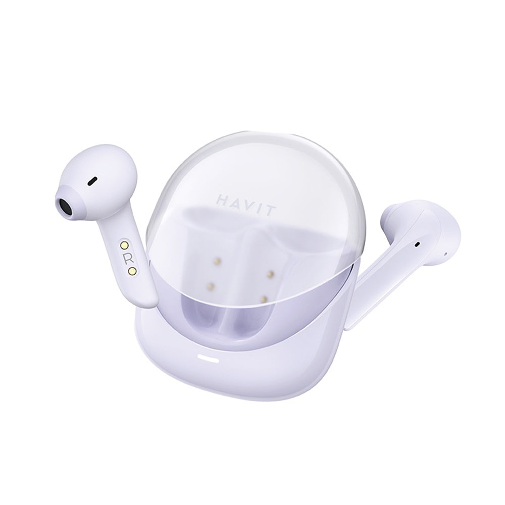 Handsfree Bluetooth HAVIT Modern Buds TW974, TWS, Lilla