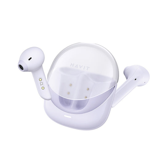 Handsfree Bluetooth HAVIT Modern Buds TW974, TWS, Lilla