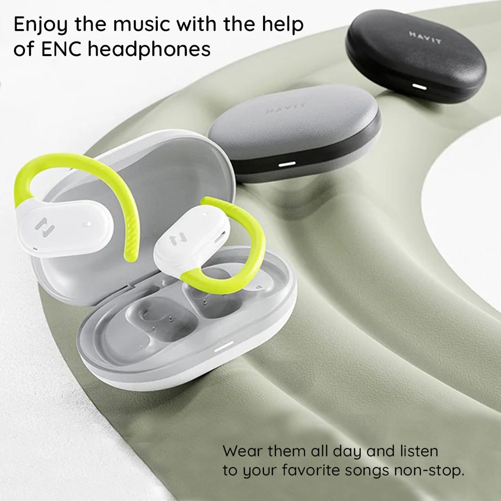 Handsfree Bluetooth HAVIT OWS915, TWS, Hvit