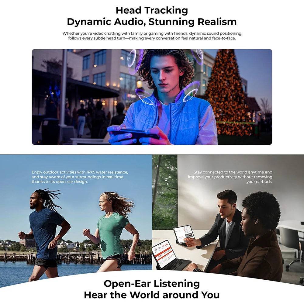 Handsfree Bluetooth HAVIT OWS916, TWS, Svart