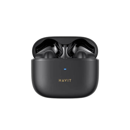 Handsfree Bluetooth HAVIT TW958 Pro, TWS, ANC, Svart